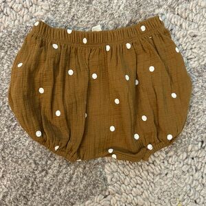 Quincy Mae Tan Polka Dot Diaper Cover